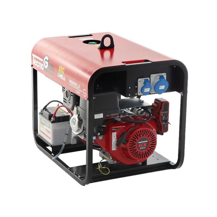 TecnoGen H8000ELX bensiinikäyttöinen generaattori, 5,2 kW, 230 V
