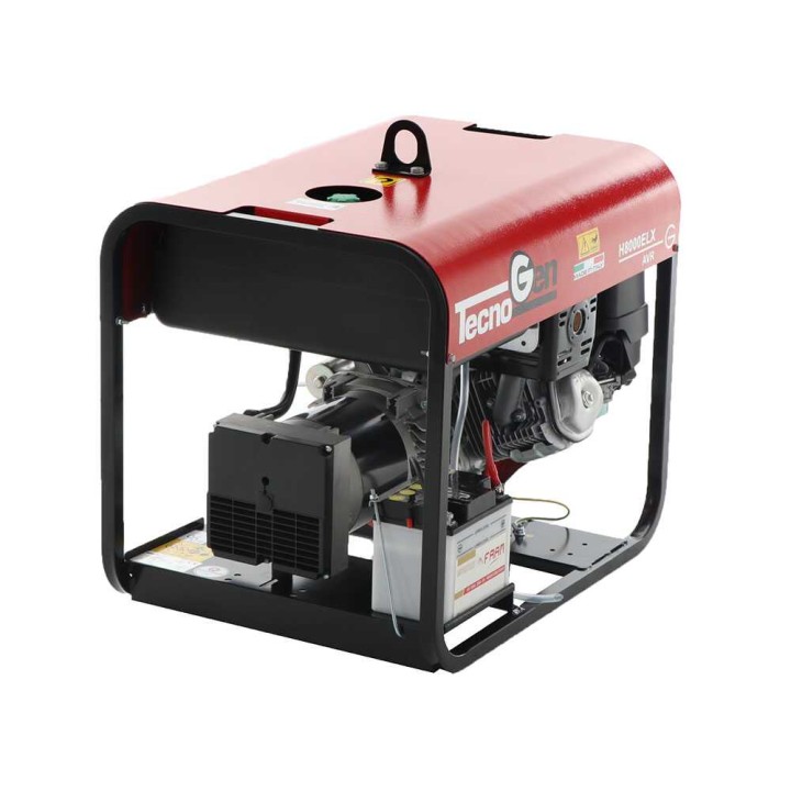 TecnoGen H8000ELX bensiinikäyttöinen generaattori, 5,2 kW, 230 V