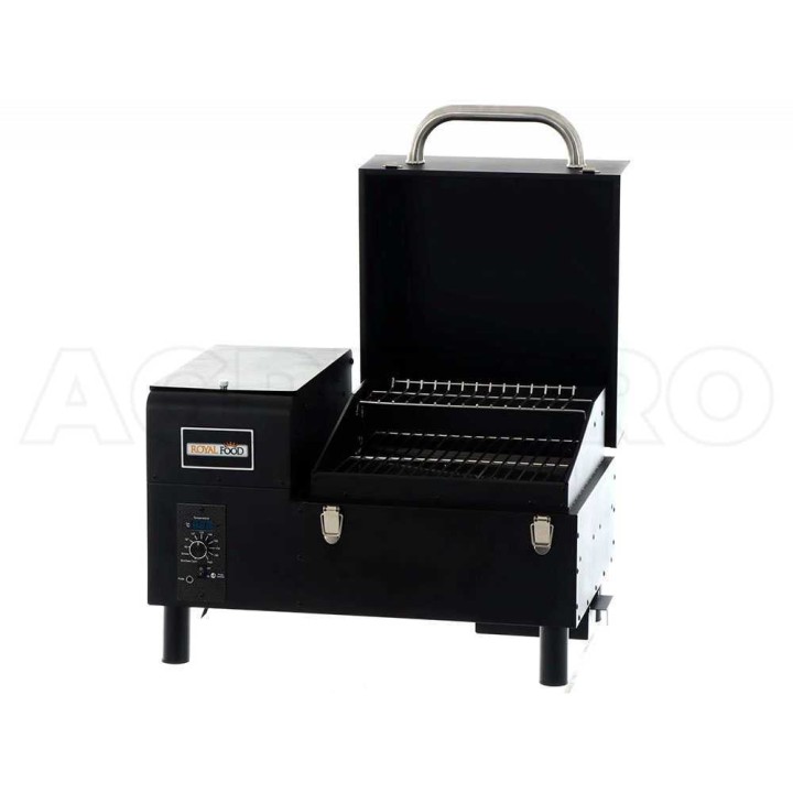 Royal Food Pelletto 130 pellettigrilli, 35 × 38 cm, savustustoiminto