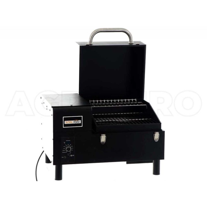 Royal Food Pelletto 130 pellettigrilli, 35 × 38 cm, savustustoiminto