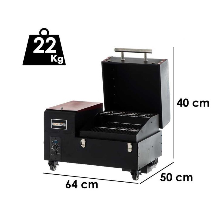 Royal Food Pelletto 140 W pellettigrilli, 1 130 cm², savustustoiminto