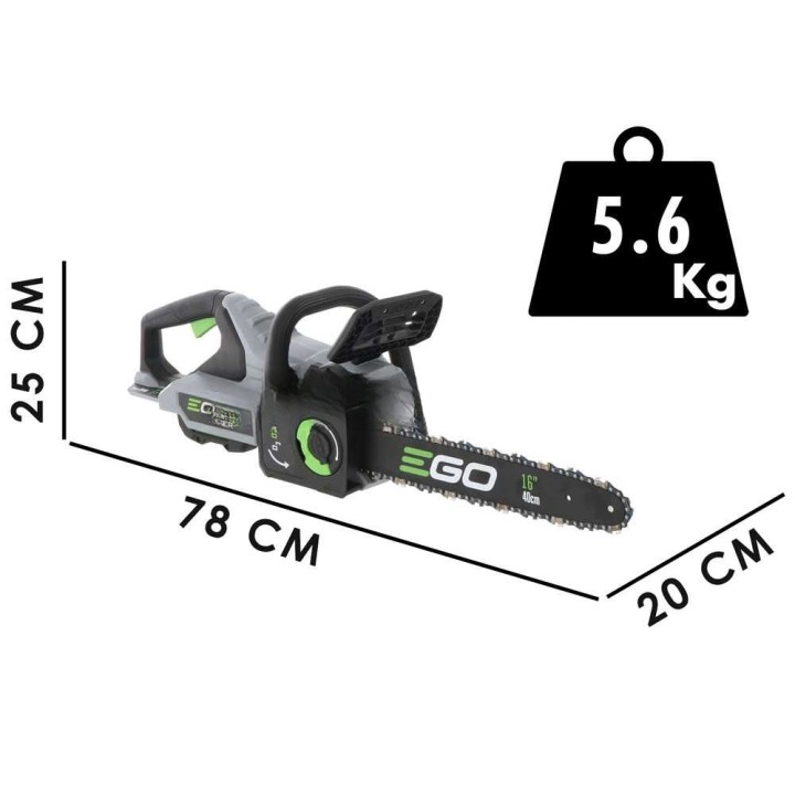 EGO CS1610E akkumoottorisaha, 56 V, 5 Ah, 40 cm