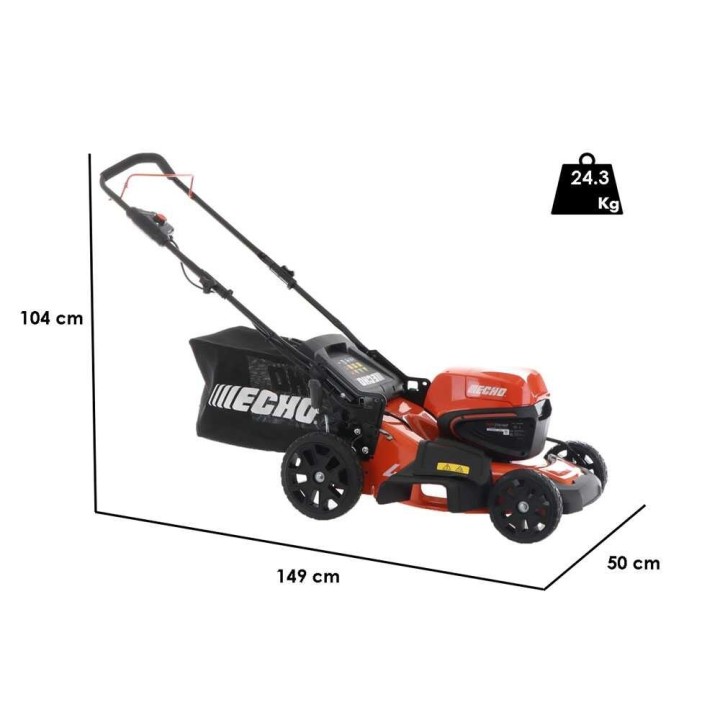 Echo DLM-310/46P akkuruohonleikkuri, 40 V, 46 cm, ilman akkua ja laturia