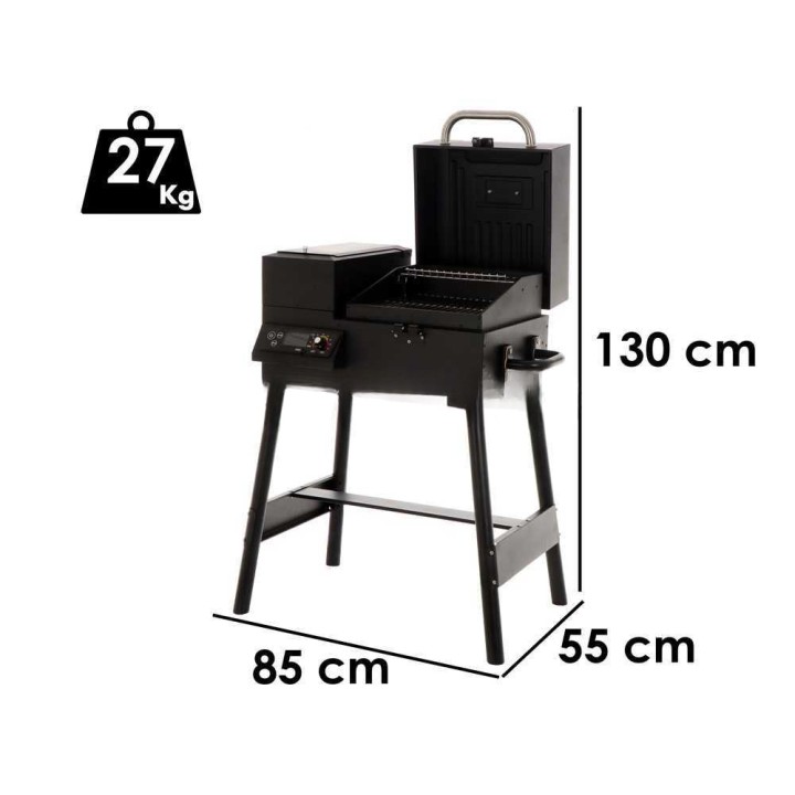 Royal Food Pelletto 150 L -pellettigrilli, savustustoiminto, 1 130 cm²