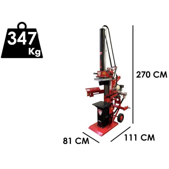Ceccato Olindo BULL SPL16H pystymallinen klapikone, 16 t, Honda GX 200