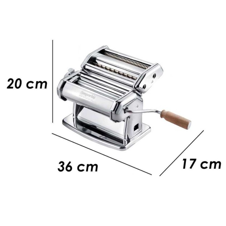 Imperia iPasta INOX käsikäyttöinen pastakone, 140 mm, ruostumaton teräs