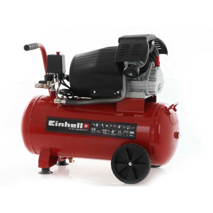 Einhell TC-AC 420/50/10 V sähkökompressori, 3 HP, 50 l, 10 bar