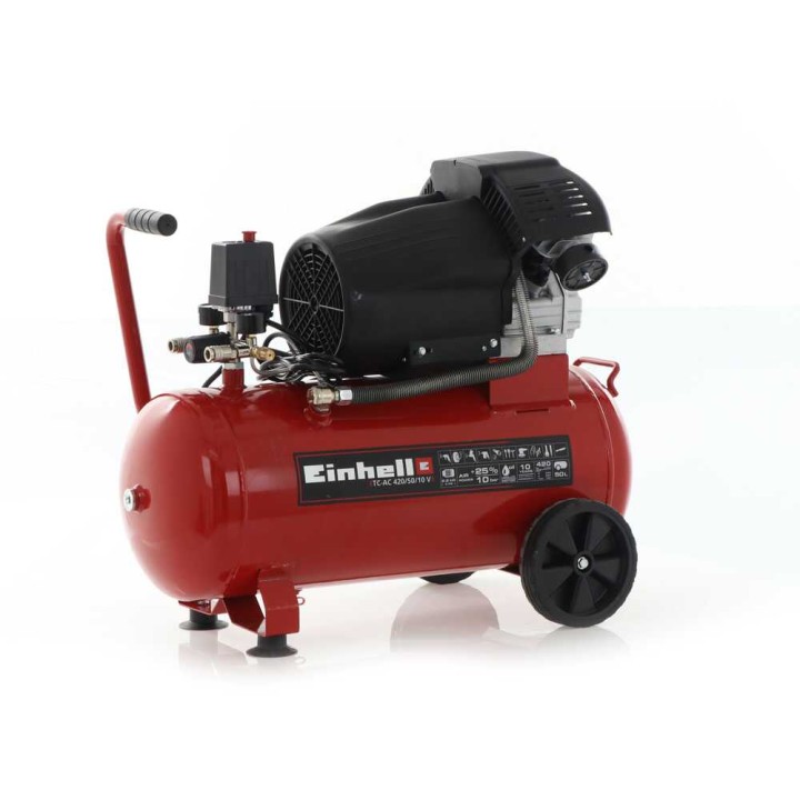 Einhell TC-AC 420/50/10 V sähkökompressori, 3 HP, 50 l, 10 bar