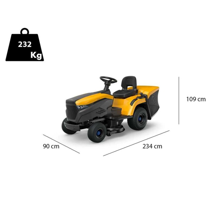 Stiga Estate 798e akkukäyttöinen ajoleikkuri, 98 cm, 48 V, 240 l keruusäiliö