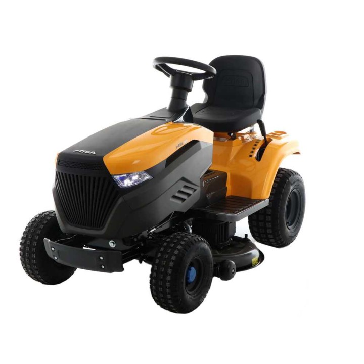 Stiga e-Ride S300 akkuruohonleikkuritraktori, 48 V, 98 cm, silppuava leikkuu