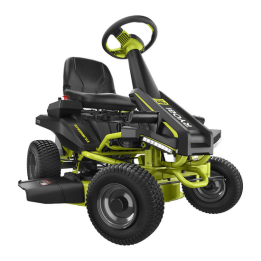 Ryobi RY48RM76A akkukäyttöinen minirider 48 V 76 cm 2 in 1