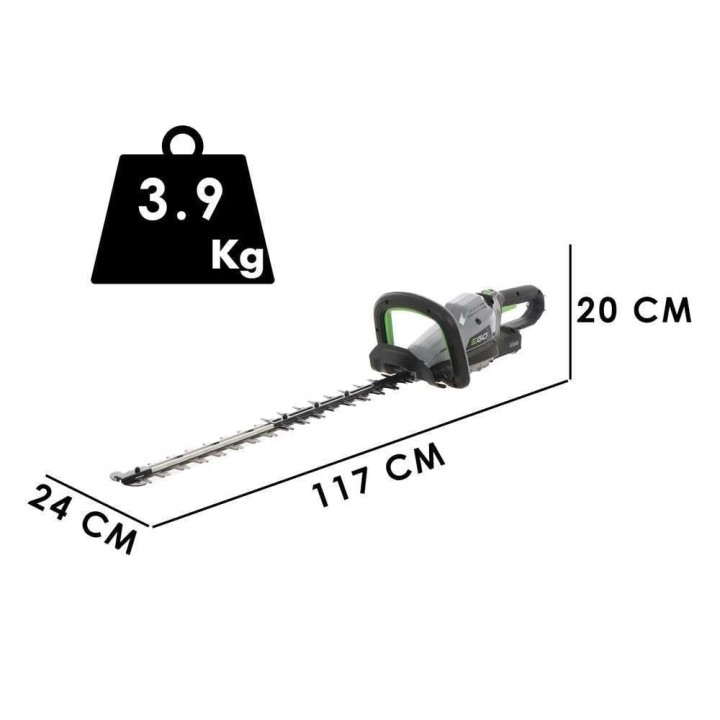EGO HTX6500 akkukäyttöinen pensasleikkuri, 65 cm, 56 V, 28 Ah
