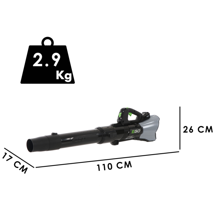 EGO LBX6000 akkukäyttöinen lehtipuhallin, 56 V, 28 Ah