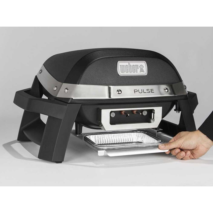 Weber Pulse 1000 sähkögrilli, 1,8 kW, Wi-Fi, 41 × 31 cm