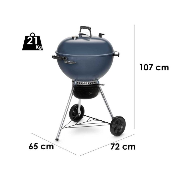 Weber Master Touch GBS C-5750 Slate Blue -hiiligrilli, Ø 57 cm
