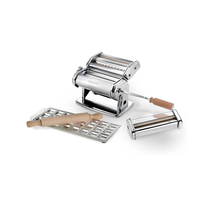 Imperia Pastaia Italiana manuaalinen pastakone ruostumaton teräs 140 mm