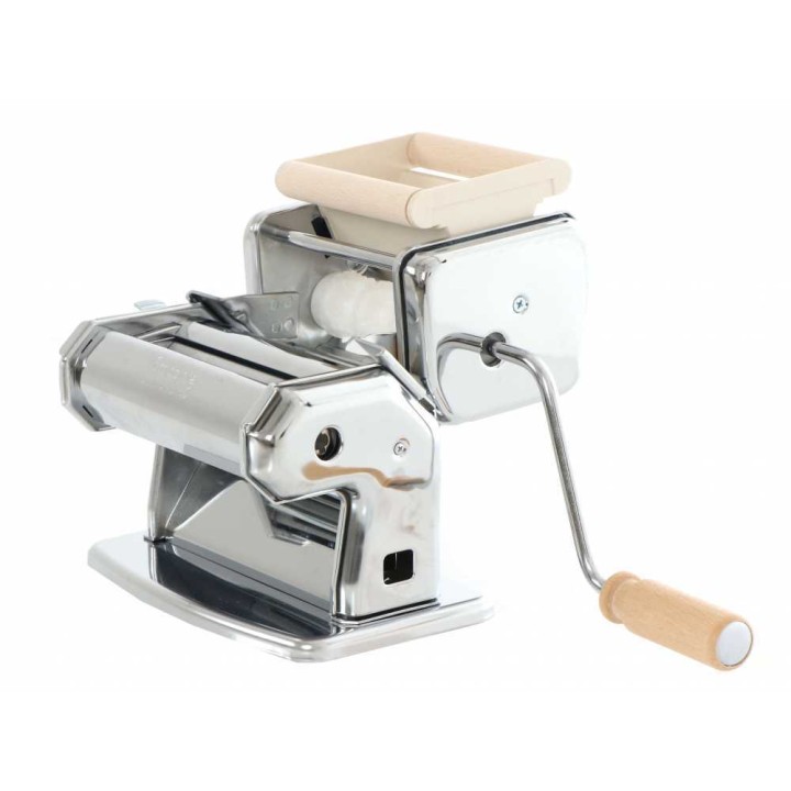 Imperia Fabbrica della Pasta pastakone, ruostumaton teräs, käsikäyttöinen