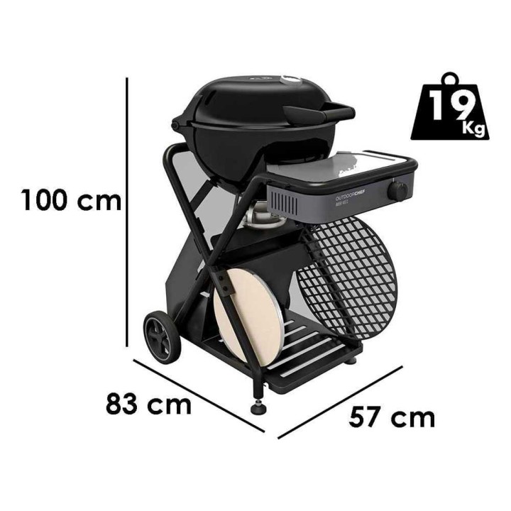 Outdoorchef Ambri 480 G EVO kaasugrilli, 5,6 kW, Ø 48 cm