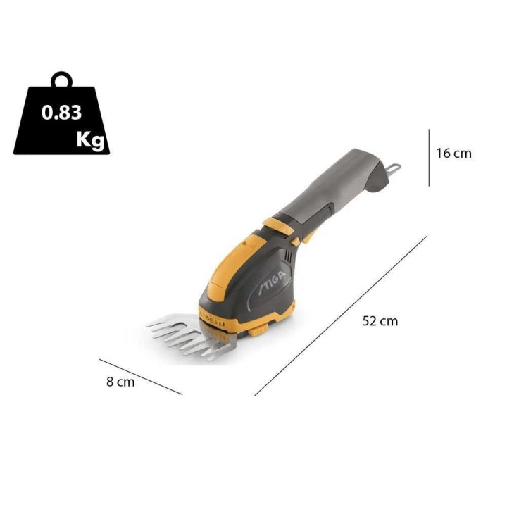 Stiga SGM 102 AE akkukäyttöiset puutarhasakset, 10,8 V, 2,5 Ah