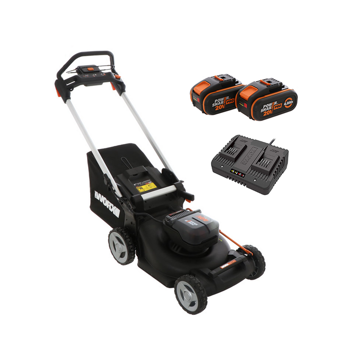 Worx Nitro WG748E akkuruohonleikkuri 40 V 46 cm 2 4 Ah