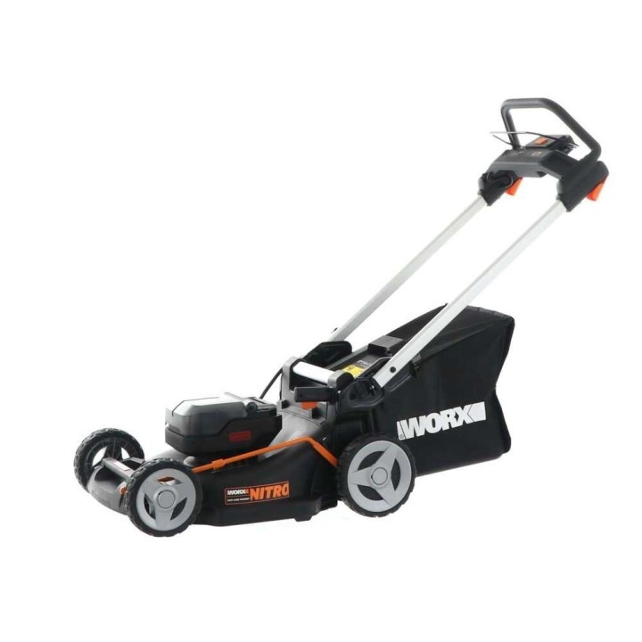 Worx Nitro WG748E akkuruohonleikkuri, 40 V, 46 cm, 2 × 4 Ah