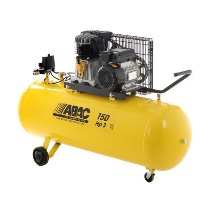 ABAC B26B/150 CM3 hihnakäyttöinen kompressori, 3 HP, 150 l, 230 V