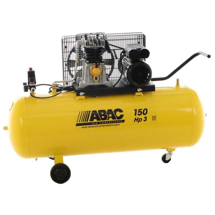 ABAC B26B/150 CM3 hihnakäyttöinen kompressori, 3 HP, 150 l, 230 V
