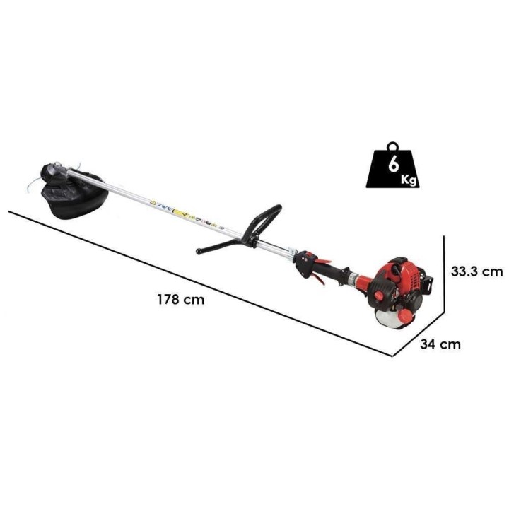 Shindaiwa SDK T252 bensiinikäyttöinen raivaussaha, 25,4 cm³, 1,2 HP