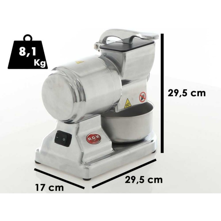 RGV Robusta Silver pöytämallinen sähköraastin, 450 W, 230 V