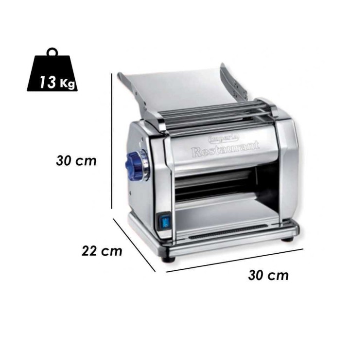 Imperia New Restaurant Professional pastakone, 160 W, 230 V, ruostumaton teräs