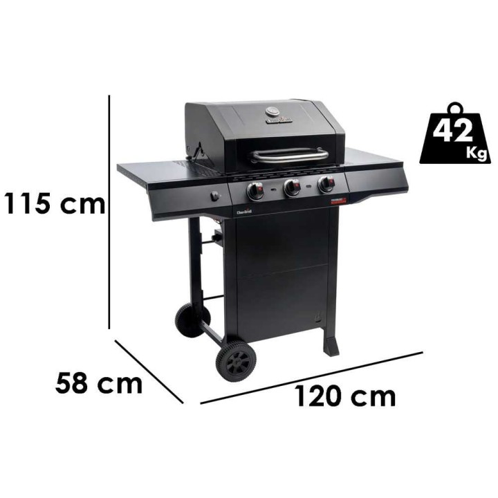 Char-Broil Performance Core B3 CART -kaasugrilli, 9,2 kW