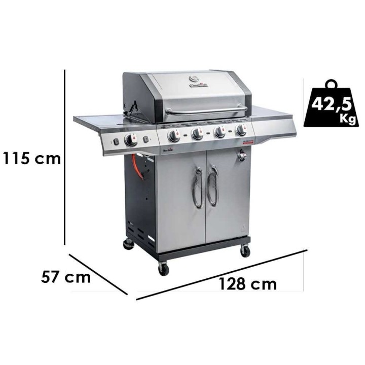 Char-Broil Performance Pro S 4 kaasugrilli, 4 poltinta, 10,5 kW