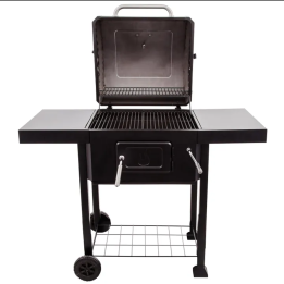 Char Broil Charcoal 2600 hiiligrilli valurautaritilä kansi ja lämpömittari