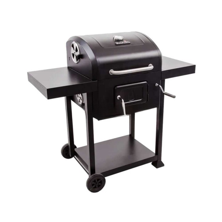 Char-Broil Charcoal 2600 hiiligrilli, valurautaritilä, kansi ja lämpömittari