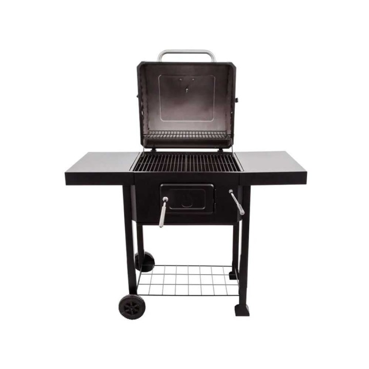 Char-Broil Charcoal 2600 hiiligrilli, valurautaritilä, kansi ja lämpömittari