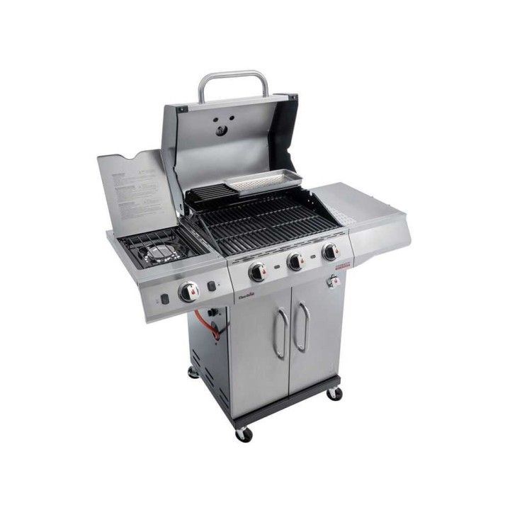 Char-Broil Performance Pro S 3 -kaasugrilli, 3 poltinta, sivukeitin, 8,4 kW
