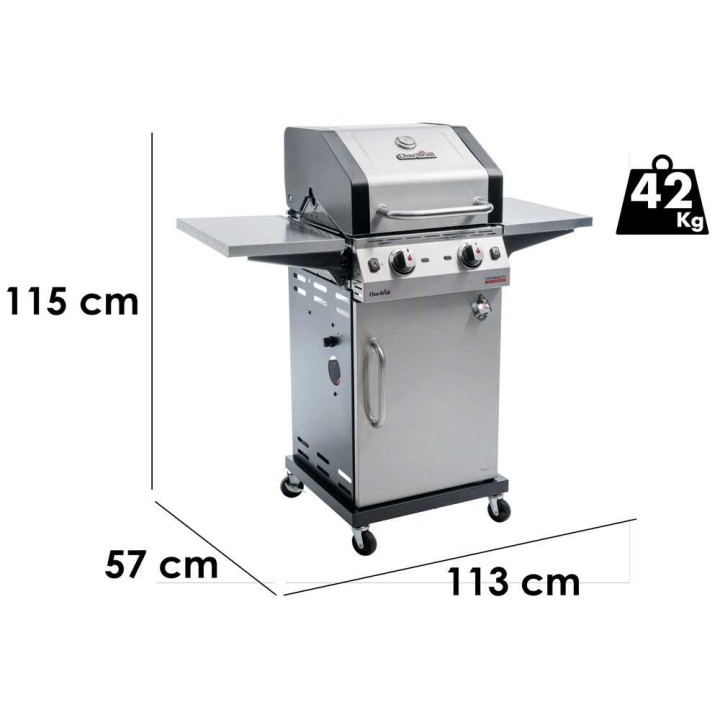 Char-Broil Performance Pro S 2 -kaasugrilli, 6,1 kW, 1 810 cm²