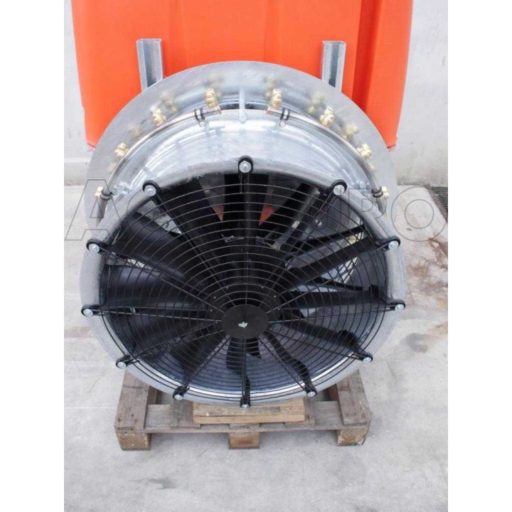 TORNADO RE400/71/700 sumutinhapallo traktorille, 400 l, 700 mm, 12 suutinta