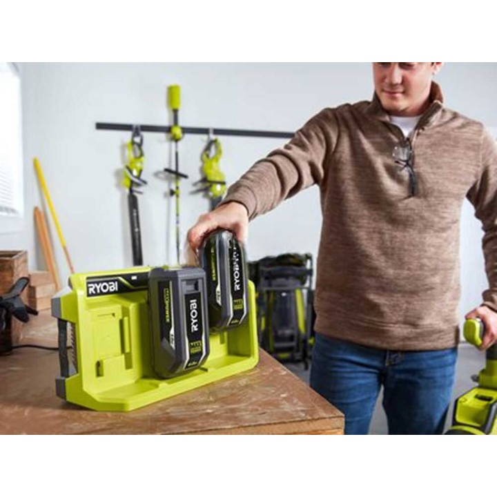 Ryobi RY36C3PA 3-porttinen 36 V akkulaturi