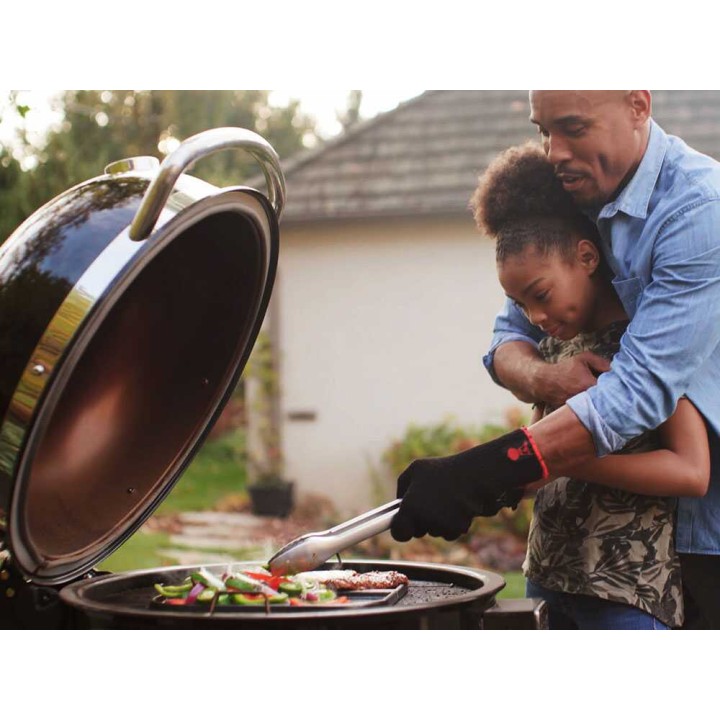 Weber Summit Kamado E6 hiiligrilli, Ø 61 cm, emaloitu teräs