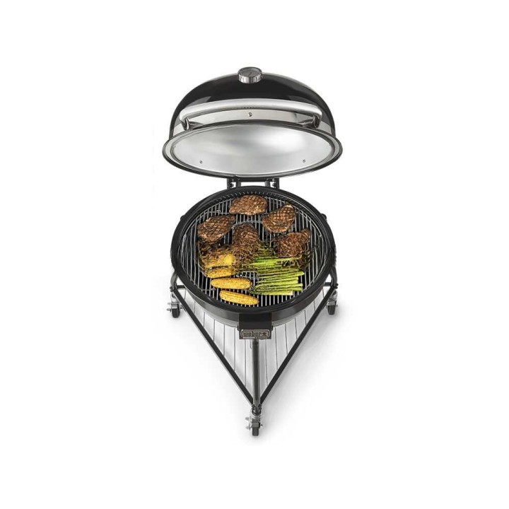 Weber Summit Kamado E6 hiiligrilli, Ø 61 cm, emaloitu teräs