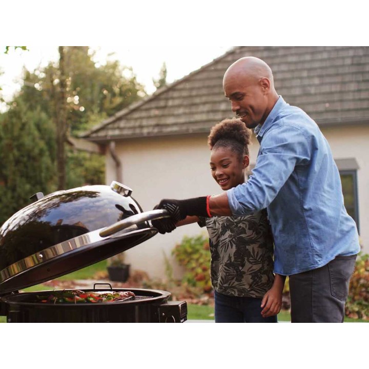 Weber Summit Kamado E6 hiiligrilli, Ø 61 cm, emaloitu teräs