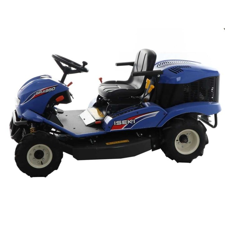 Iseki SRA 950A 2WD traktorimallinen silppurileikkuri, Kawasaki 726 cm³, hydrostaattinen