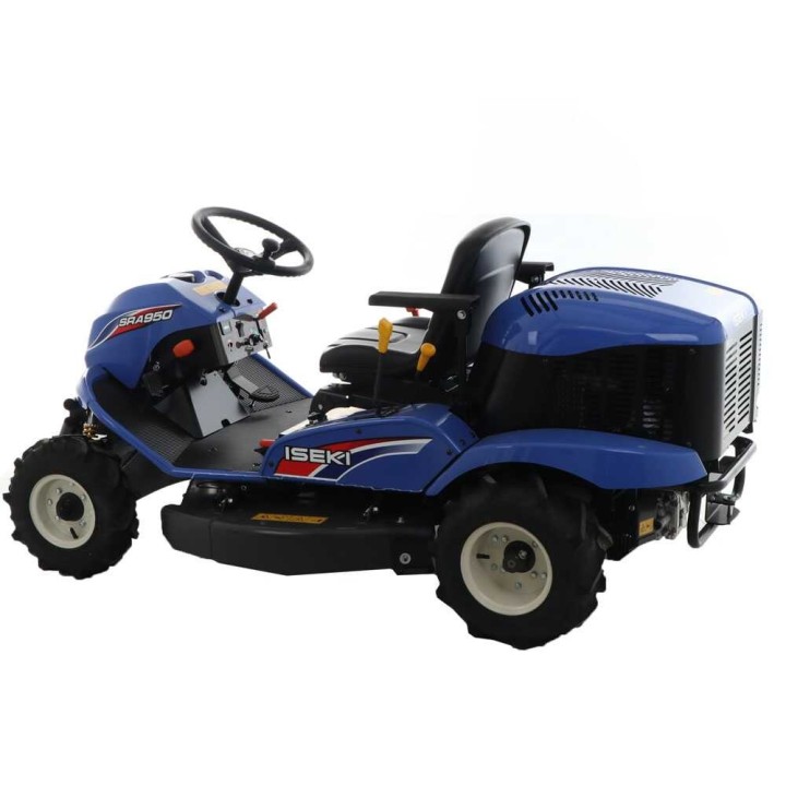 Iseki SRA 950A 2WD traktorimallinen silppurileikkuri, Kawasaki 726 cm³, hydrostaattinen