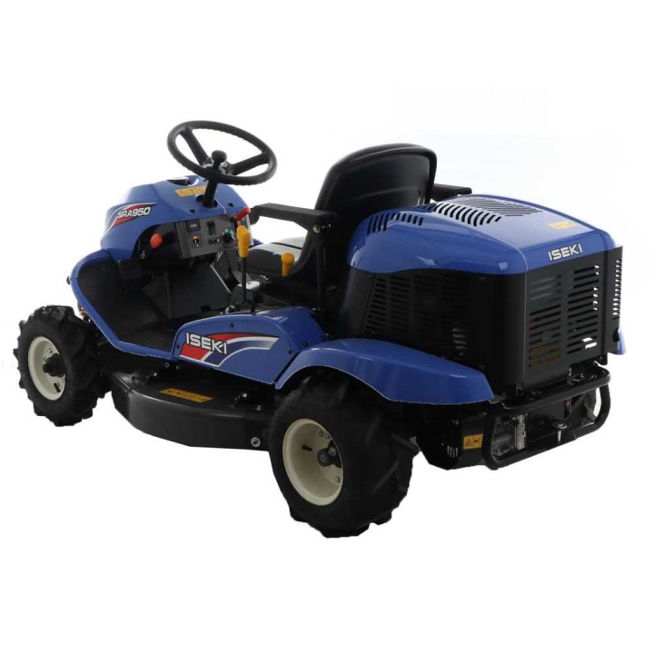 Iseki SRA 950A 2WD traktorimallinen silppurileikkuri, Kawasaki 726 cm³, hydrostaattinen