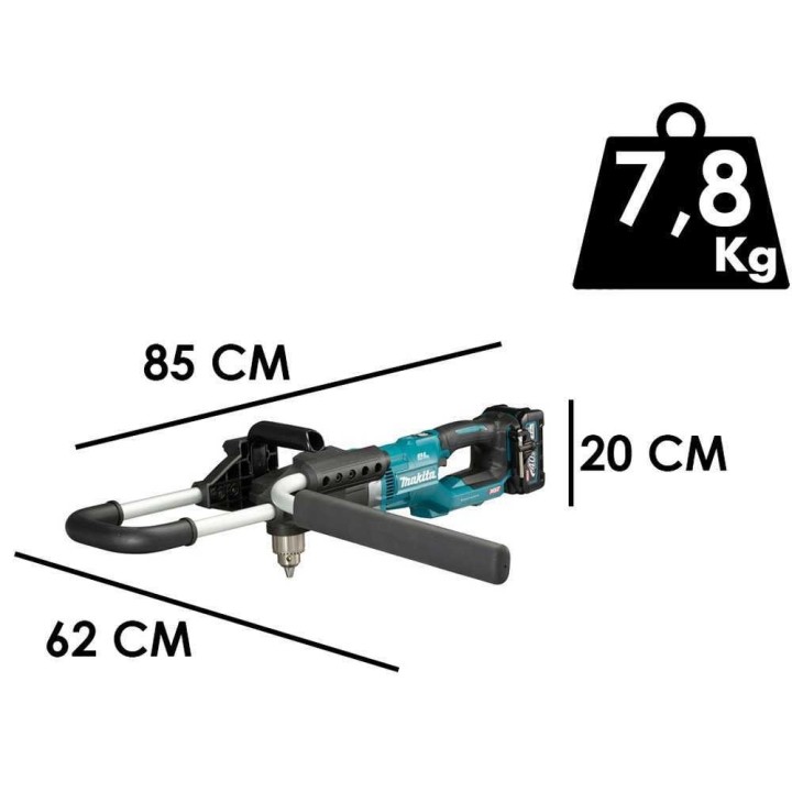 Makita DG001GT105 akkukairakone, 40 V, 5 Ah, ilman kairanterää