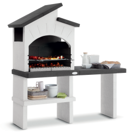 Palazzetti Ravello muurattu puu ja hiiligrilli 68 40 cm 490 kg