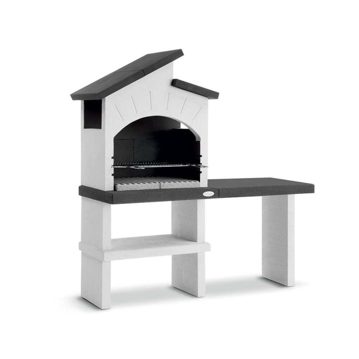 Palazzetti Ravello muurattu puu- ja hiiligrilli, 68 × 40 cm, 490 kg