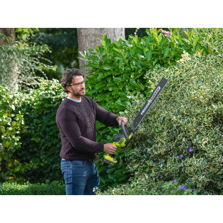 RYOBI RY18HT50A-125 akkukäyttöinen pensasleikkuri, 50 cm, 18 V, 2,5 Ah