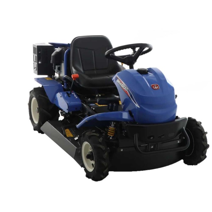 Iseki SRA 800A 2WD -traktorimurskain, Kawasaki 603 cm³, leikkuuleveys 80 cm